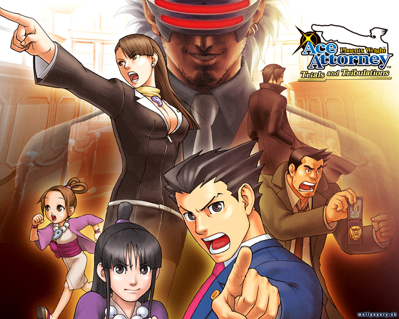 Ace Attorney - Phoenix Wright Ace Attorney Trials And Tribulations , HD Wallpaper & Backgrounds