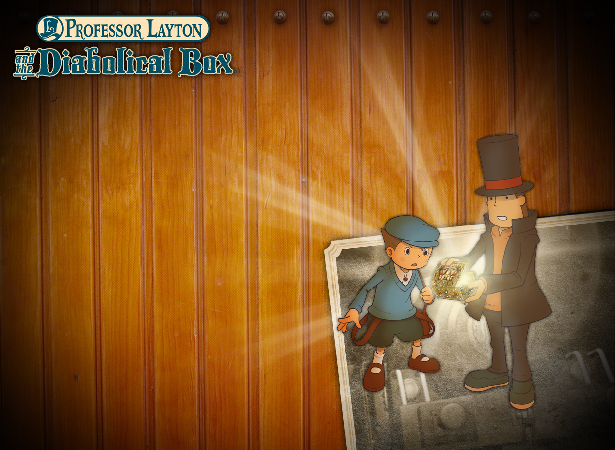 Professor Layton Series Images Diabolical Box Hd Wallpaper - Professor Layton , HD Wallpaper & Backgrounds