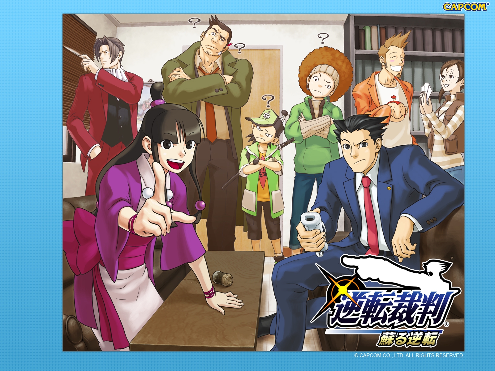 View All Ace Attorney Wallpapers - Phoenix Wright Wiiware , HD Wallpaper & Backgrounds