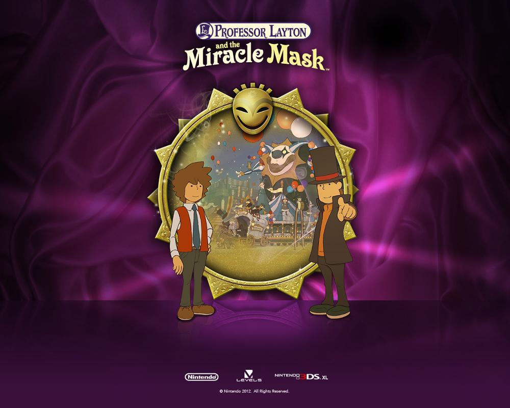 Professor Layton And The Miracle Mask - Nintendo Professor Layton Games , HD Wallpaper & Backgrounds