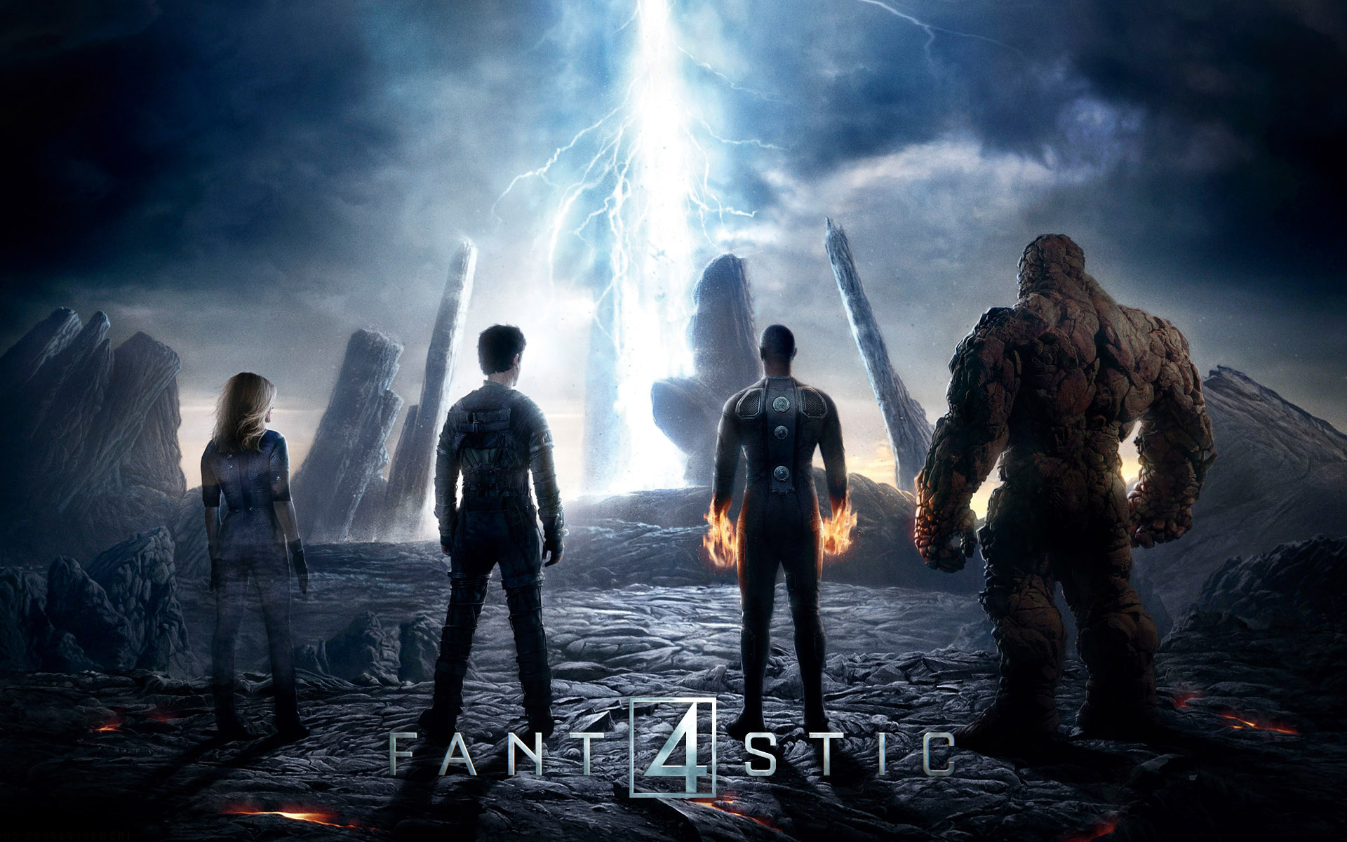 Fantastic Four 2015 Movie Poster Wallpaper Thing Human - Fantastic Four 2015 , HD Wallpaper & Backgrounds