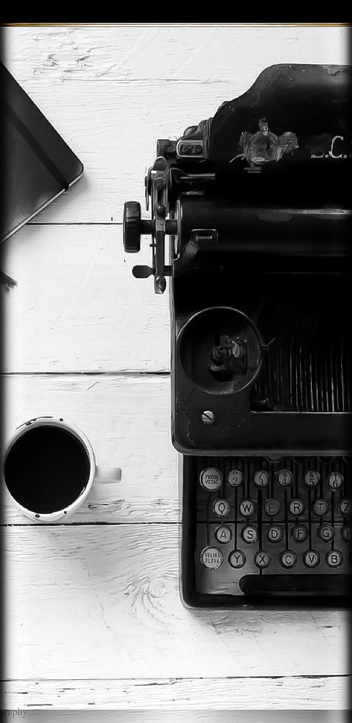 Typewriter Wallpaper Iphone Android - Iphone Wallpaper Typewriter , HD Wallpaper & Backgrounds