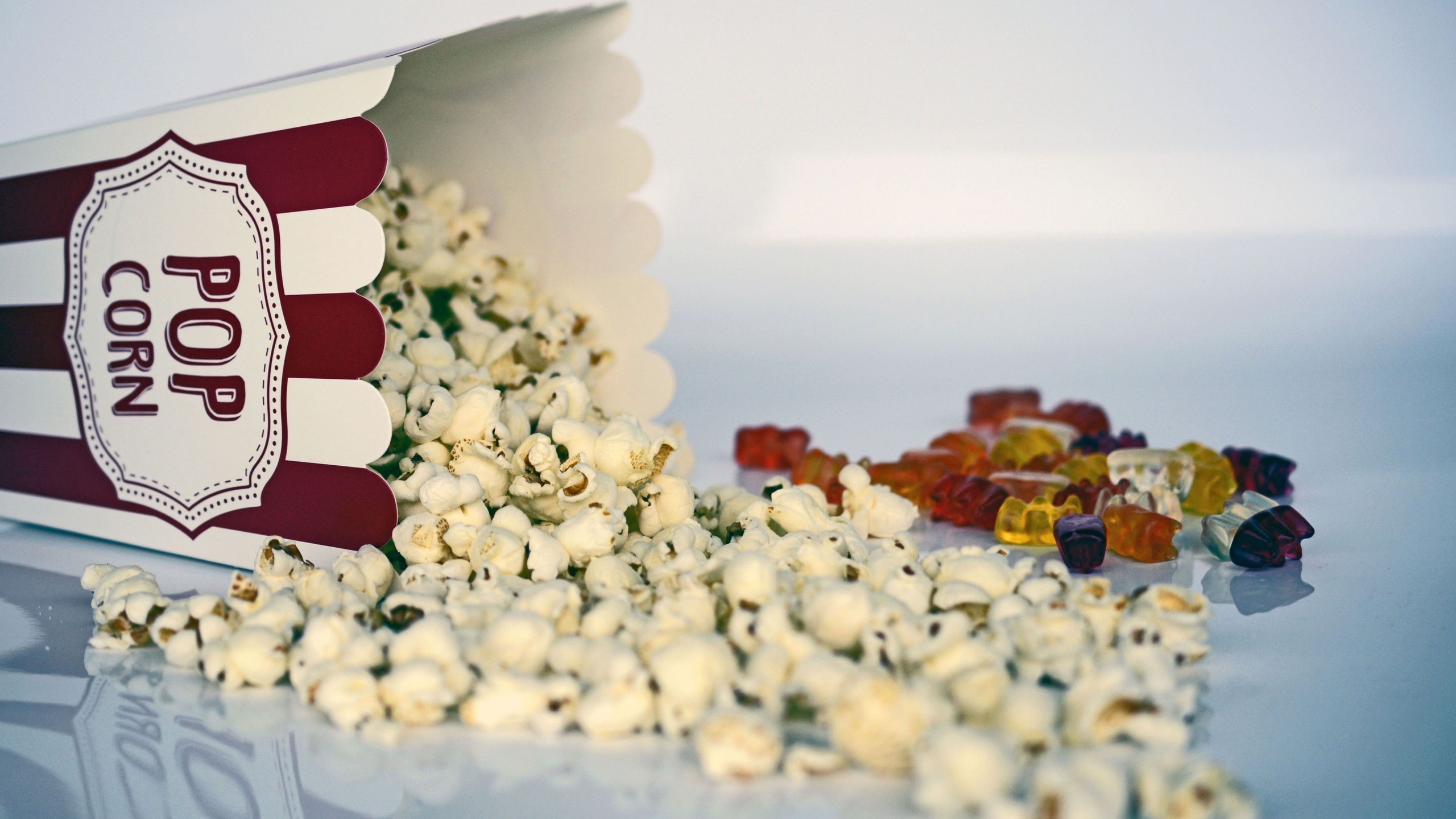 Popcorn, Candies, Yummy - Popcorn , HD Wallpaper & Backgrounds