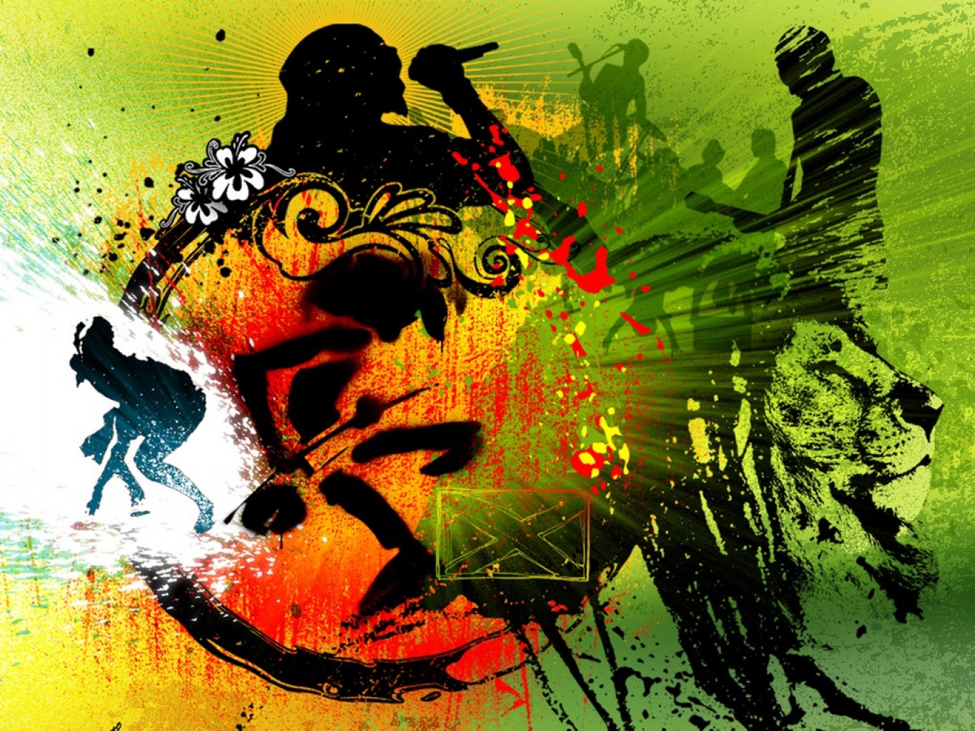 Reggae Wallpaper - Dancehall Music , HD Wallpaper & Backgrounds