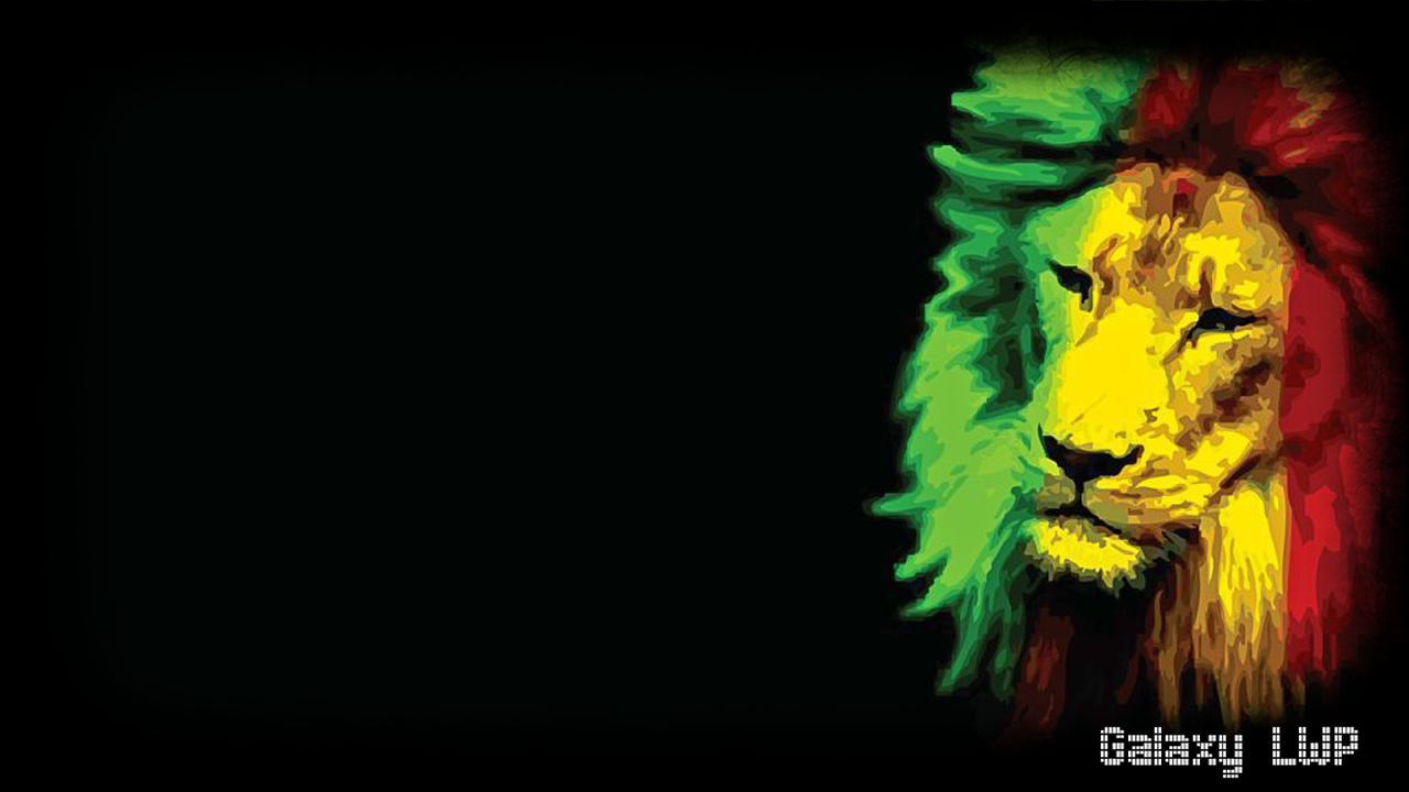 Reggae Wallpaper - Rasta Lion Desktop Backgrounds , HD Wallpaper & Backgrounds