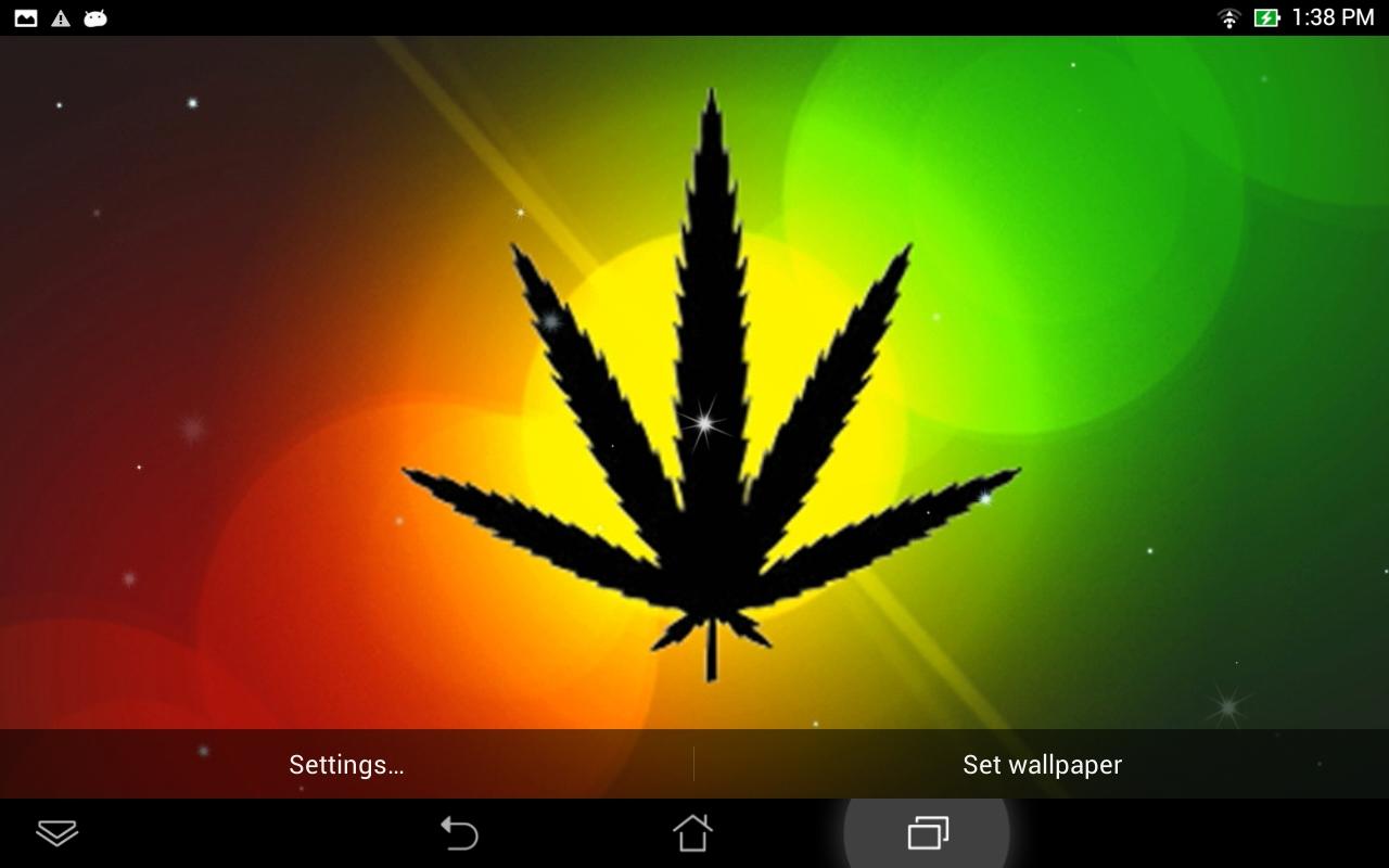 Wallpaper Rasta Bergerak - Cannabis , HD Wallpaper & Backgrounds