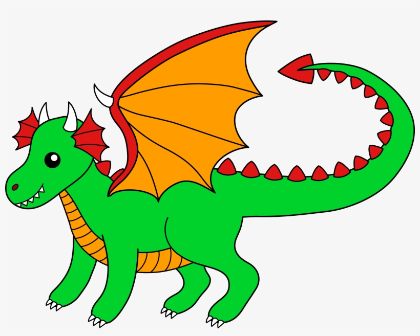 Green Dragon Images - Green And Orange Dragon , HD Wallpaper & Backgrounds