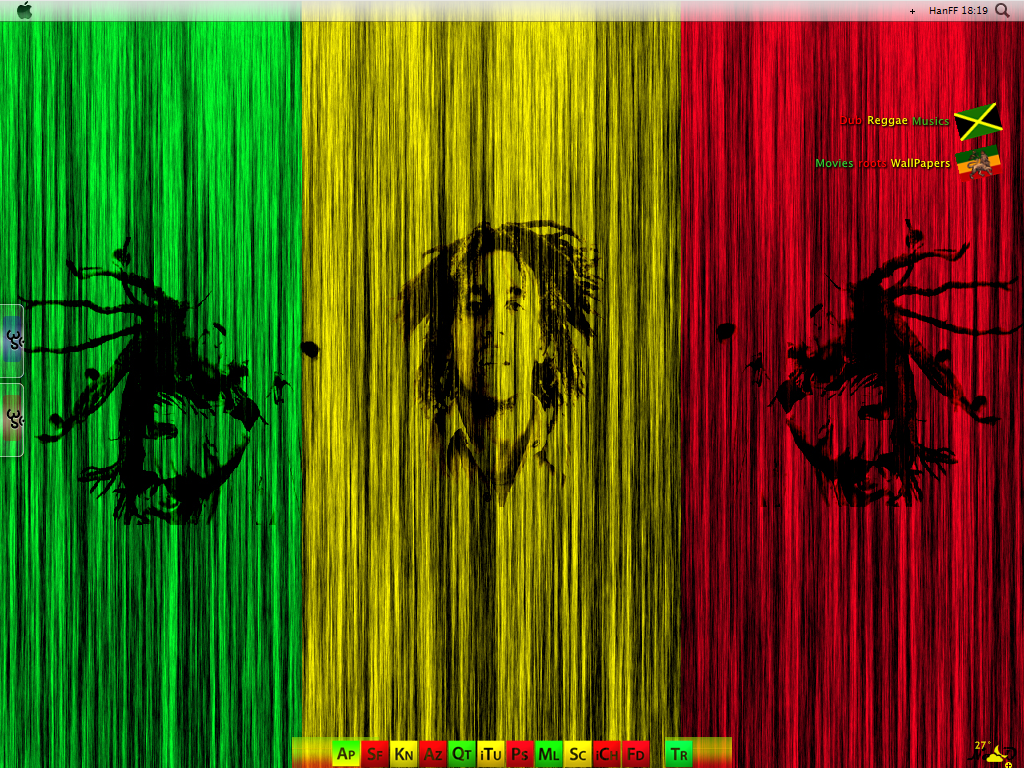 Hd Wallpaper Of Rasta Reggae Bob Y Rastafari Taringa, , HD Wallpaper & Backgrounds