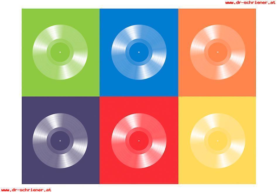 Vinyl Record And Colors - Circle , HD Wallpaper & Backgrounds