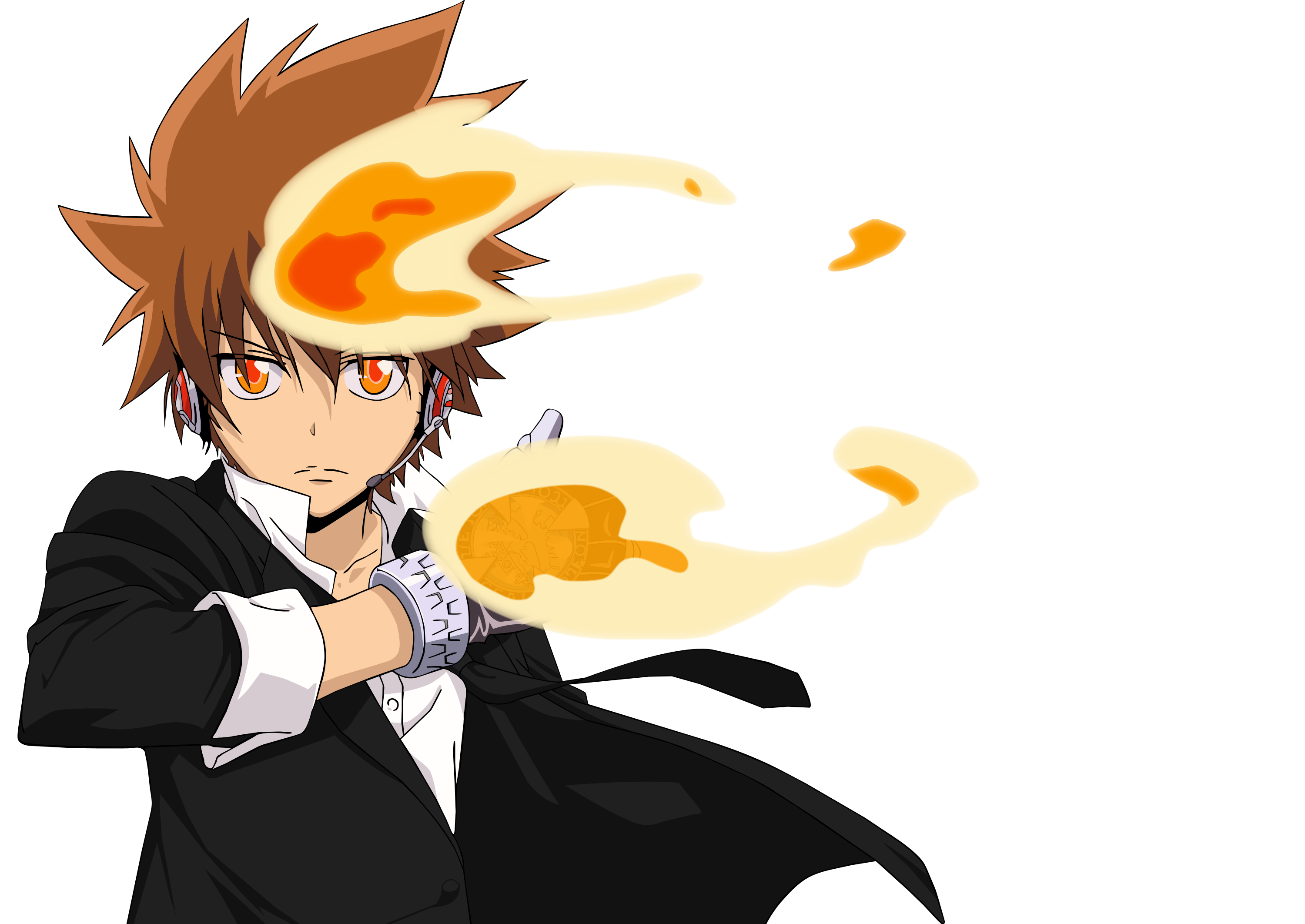 Tsuna8 - Katekyo Hitman Reborn Tsuna , HD Wallpaper & Backgrounds