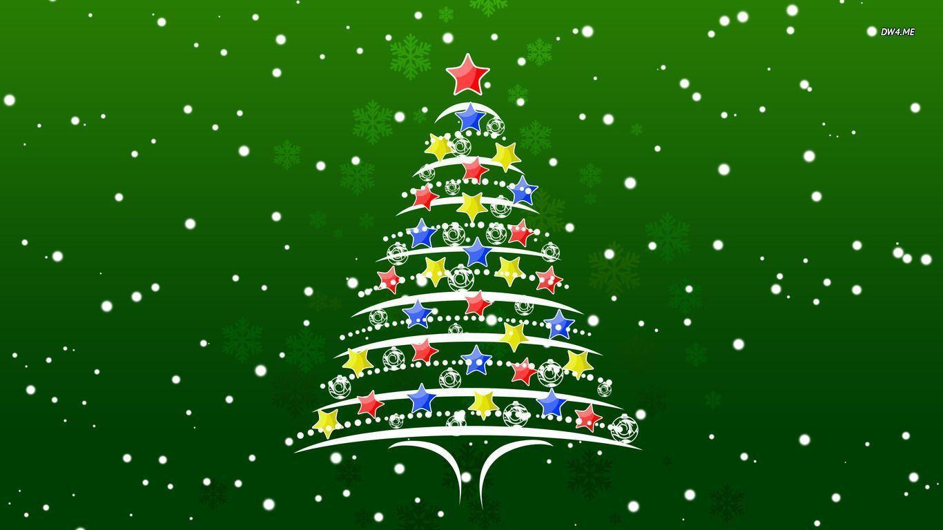 Christmas Tree Wallpaper - Holiday Christmas Tree Background , HD Wallpaper & Backgrounds