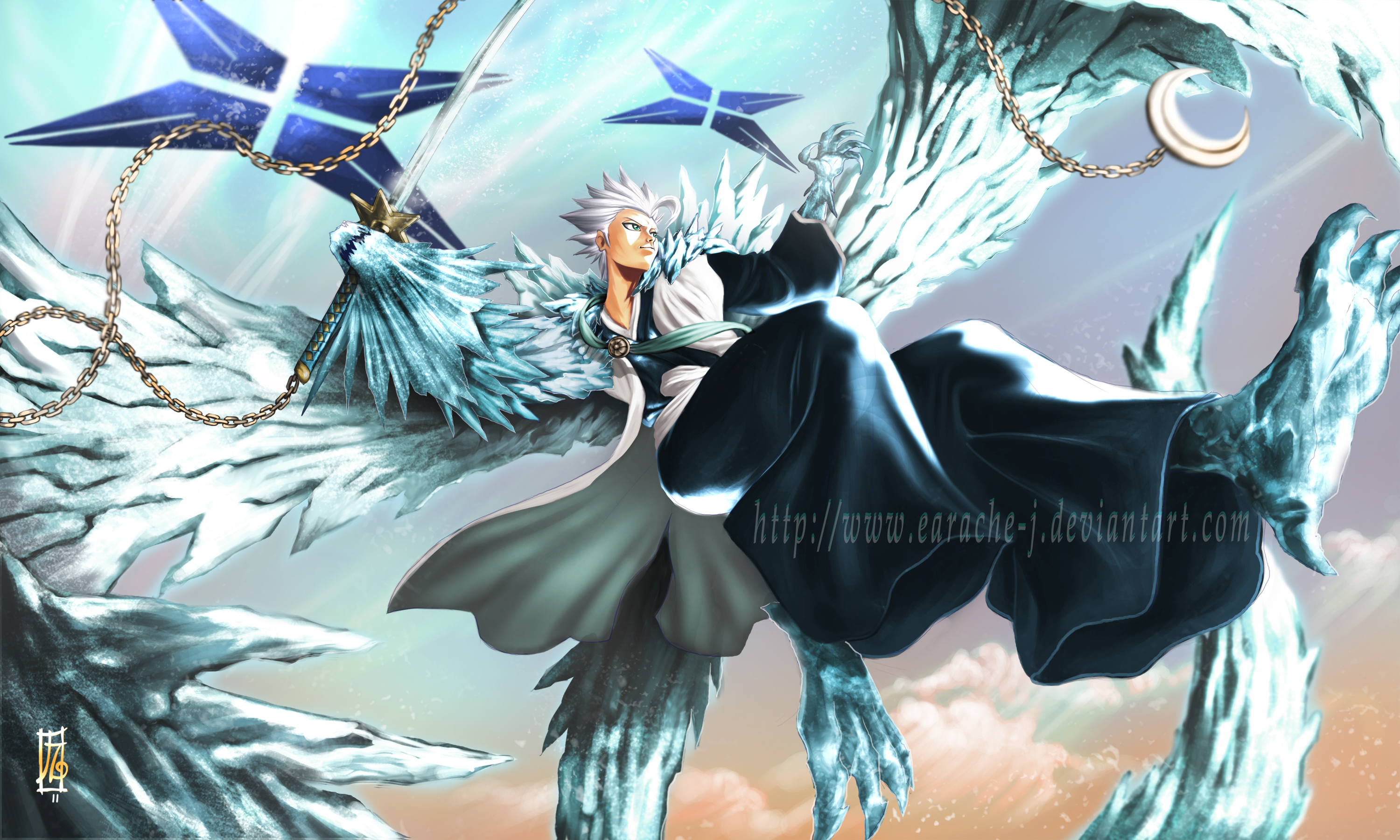 Toushiro Hitsugaya - Hitsugaya Toshiro Wallpaper Hd , HD Wallpaper & Backgrounds