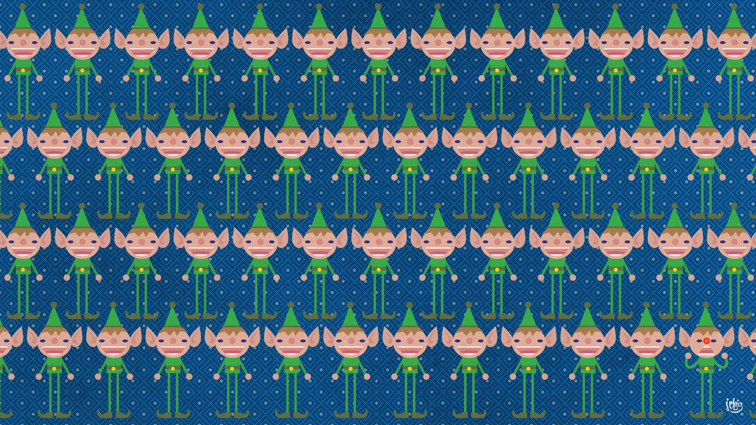 Deck Your Desktop With Elves - Christmas Sweater Desktop , HD Wallpaper & Backgrounds