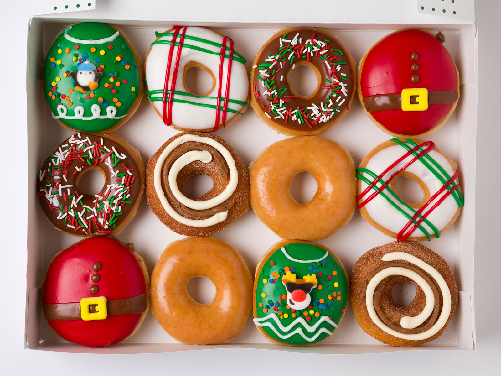 Krispy Kreme Ugly Sweater Doughnuts - Krispy Kreme Holiday Donuts 2018 , HD Wallpaper & Backgrounds