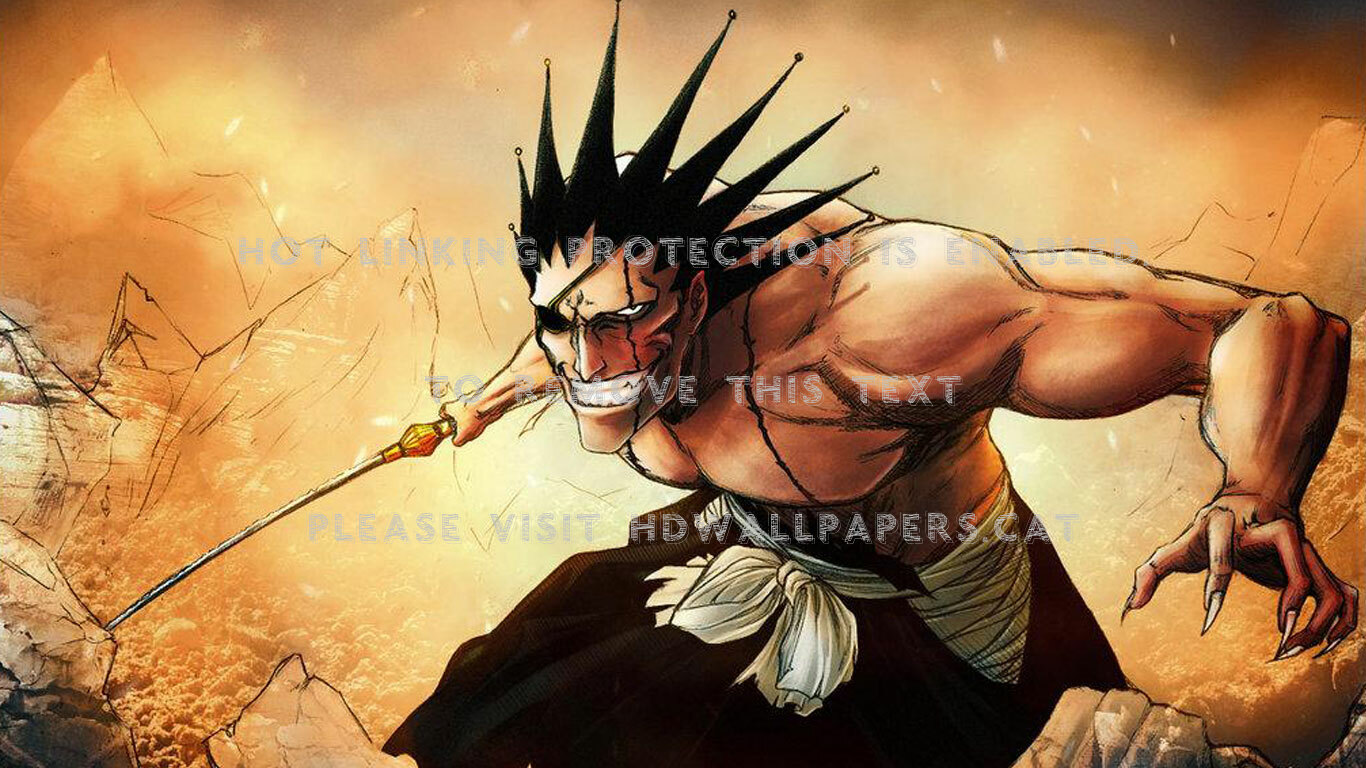 Zaraki Kenpachi (#1480424) - HD Wallpaper \u0026 Backgrounds Download, image size:1366x768