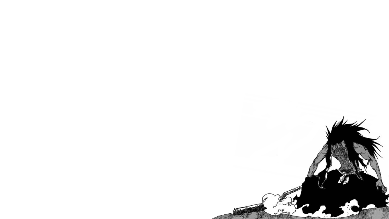 Kenpachi Bankai Wallpaper, Request By Either Me Or - Monochrome , HD Wallpaper & Backgrounds