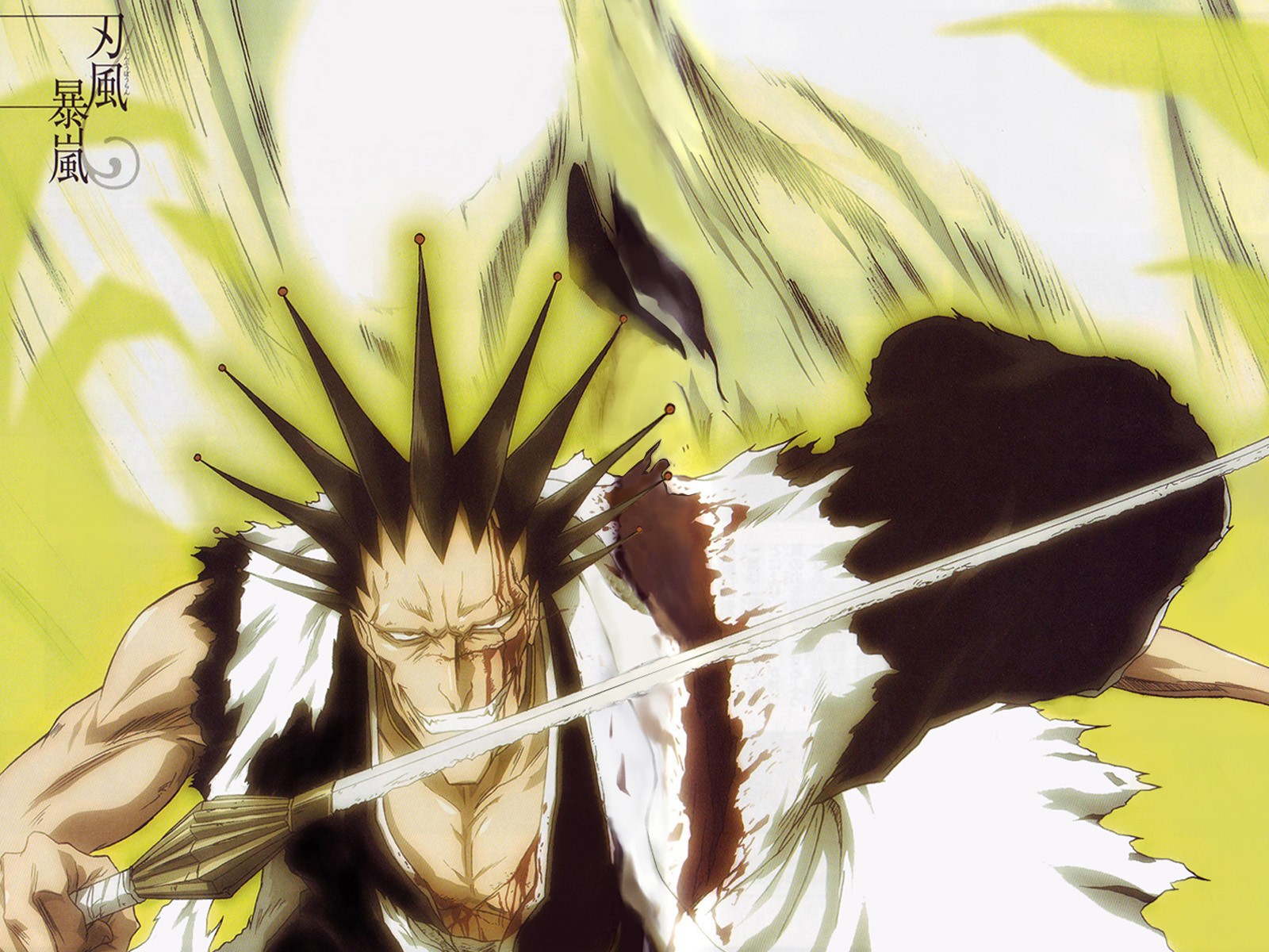 Anime, Bleach, Zaraki Kenpachi, Wallpaper, Gotei 13, - Kenpachi Zaraki , HD Wallpaper & Backgrounds