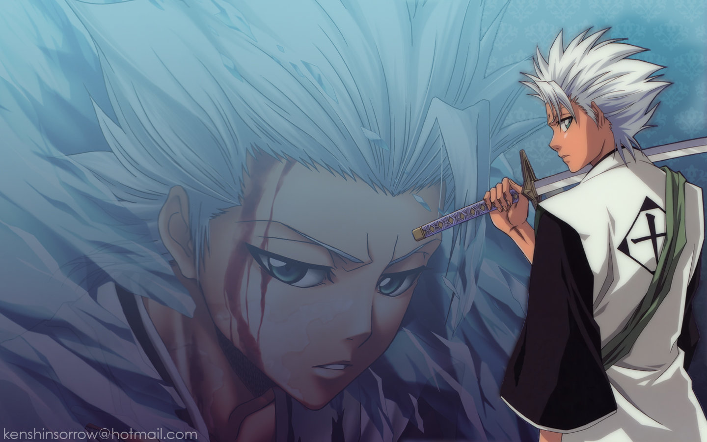 Download Hd Toshiro Hitsugaya Pc Background Id - Tōshirō Hitsugaya , HD Wallpaper & Backgrounds