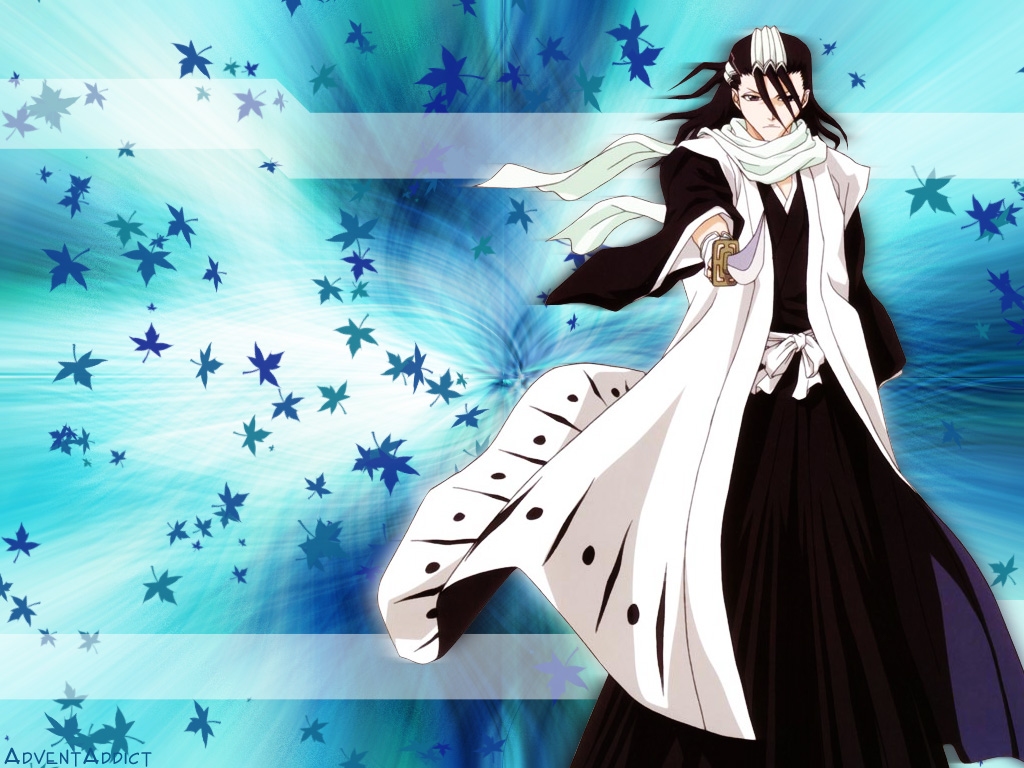 Byakuya Kuchiki Background Wallpapers - Kuchiki Byakuya Wallpaper Hd , HD Wallpaper & Backgrounds