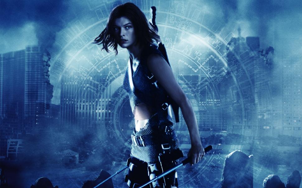 Milla Jovovich Resident Evil 6 Wallpaper - Resident Evil Apocalypse , HD Wallpaper & Backgrounds