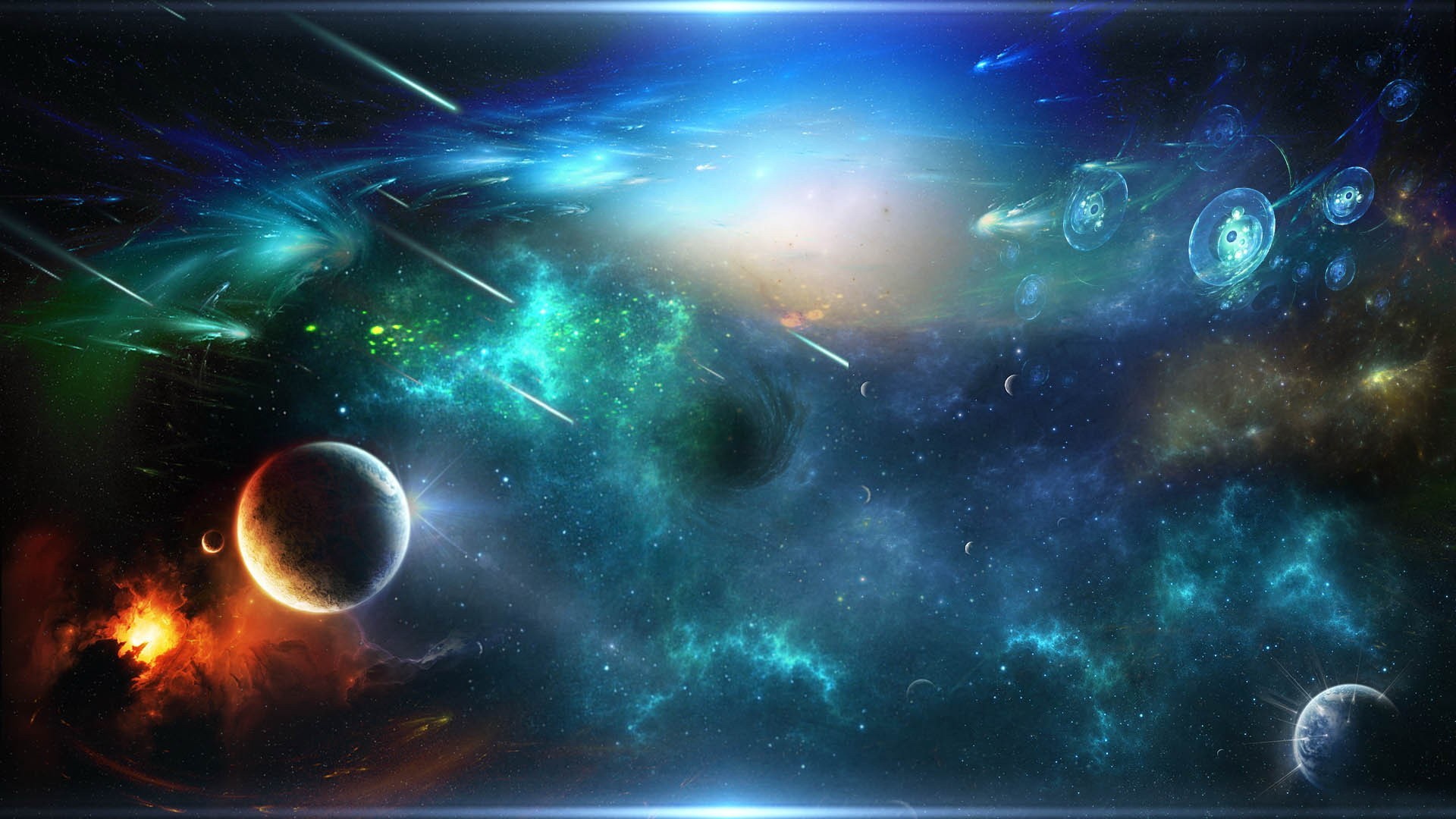 Wallpaper Doomsday In Planetary System - Planets And Stars Background , HD Wallpaper & Backgrounds