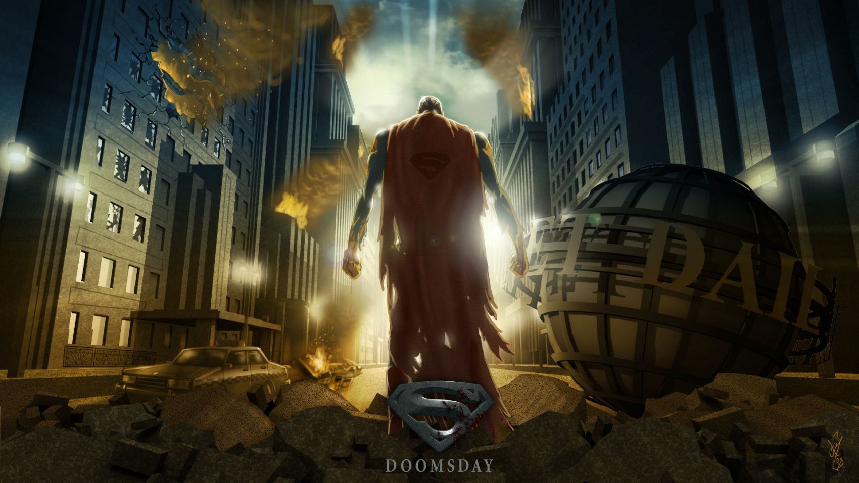 Doomsday Wallpapers, Hd Images Of Doomsday, Ultra Hd - Dc Superman Vs Doomsday , HD Wallpaper & Backgrounds