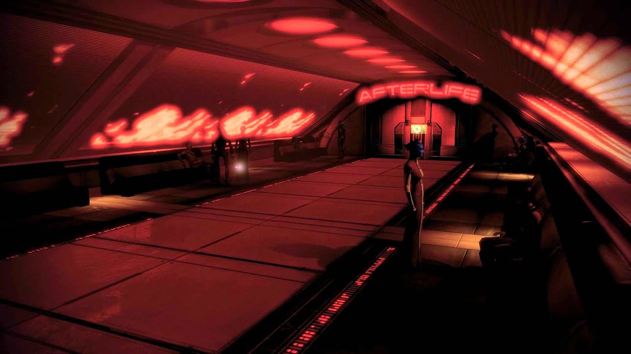 Mass Effect 2 Afterlife Entrance Dreamscene Video Wallpaper - Club Afterlife Mass Effect , HD Wallpaper & Backgrounds