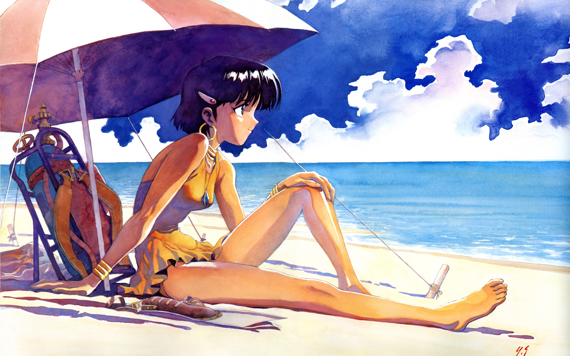 Anime, Yoshiyuki Sadamoto, Fushigi No Umi No Nadia, , HD Wallpaper & Backgrounds