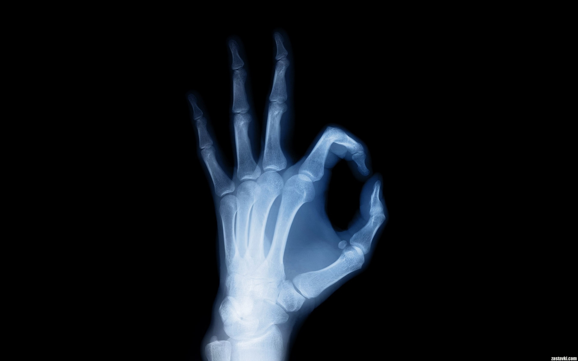 X Ray Hand Ok , HD Wallpaper & Backgrounds