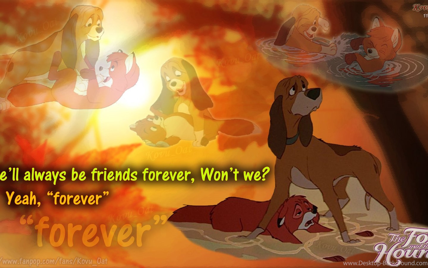 Widescreen - Hound And The Fox Quotes , HD Wallpaper & Backgrounds
