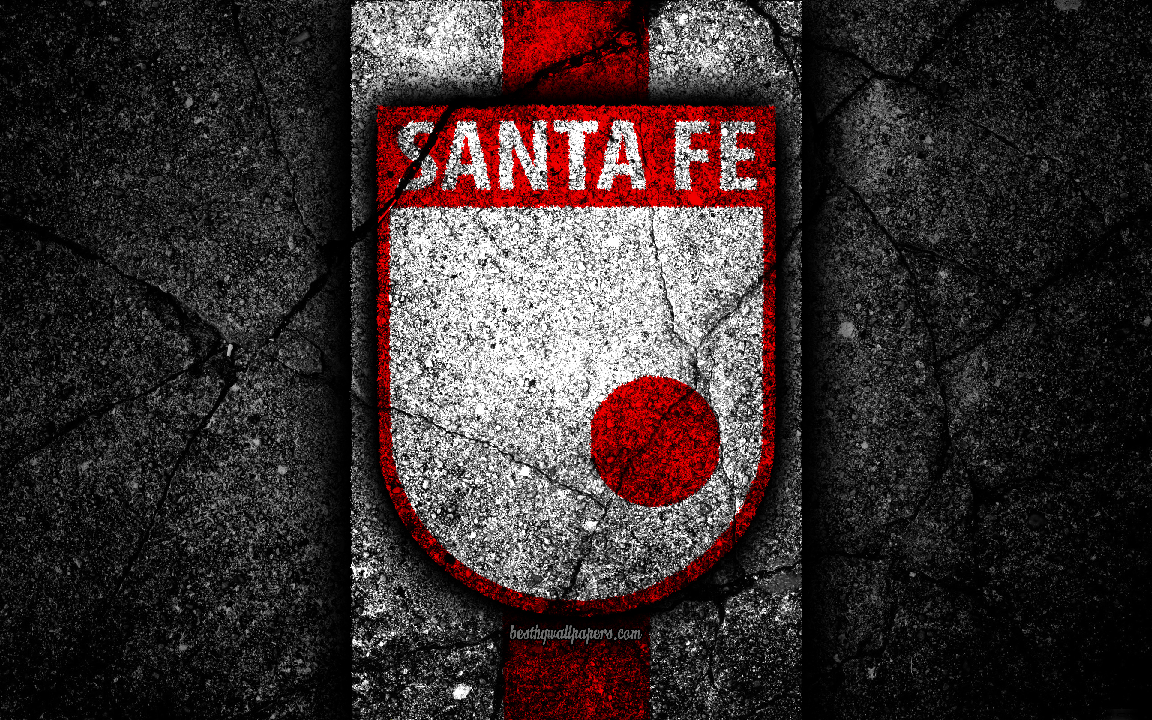 Independiente Santa Fe Fc, 4k, Logo, Colombian Football , HD Wallpaper & Backgrounds
