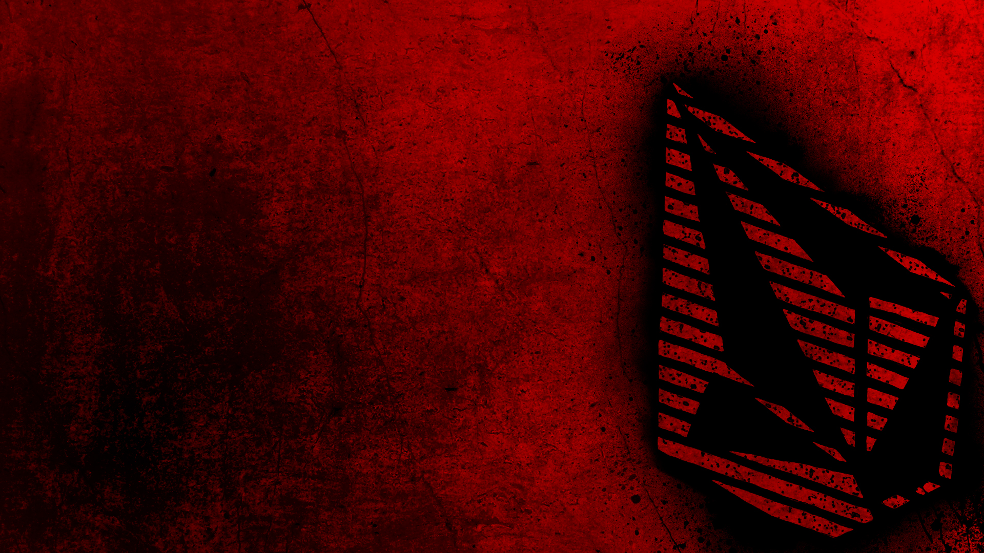 Rvca Wallpaper Iphone - Red And Black Graffiti , HD Wallpaper & Backgrounds