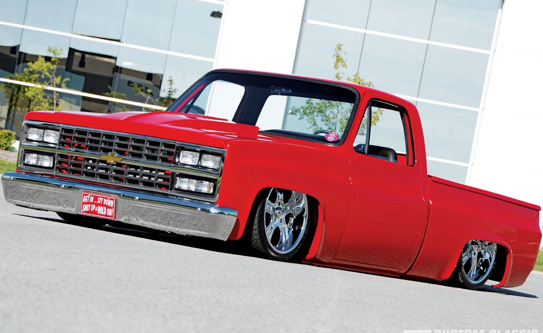 Awesome Pickup Trucks Chevy Wallpaper - Chevrolet Pick Up 1985 Tuning , HD Wallpaper & Backgrounds