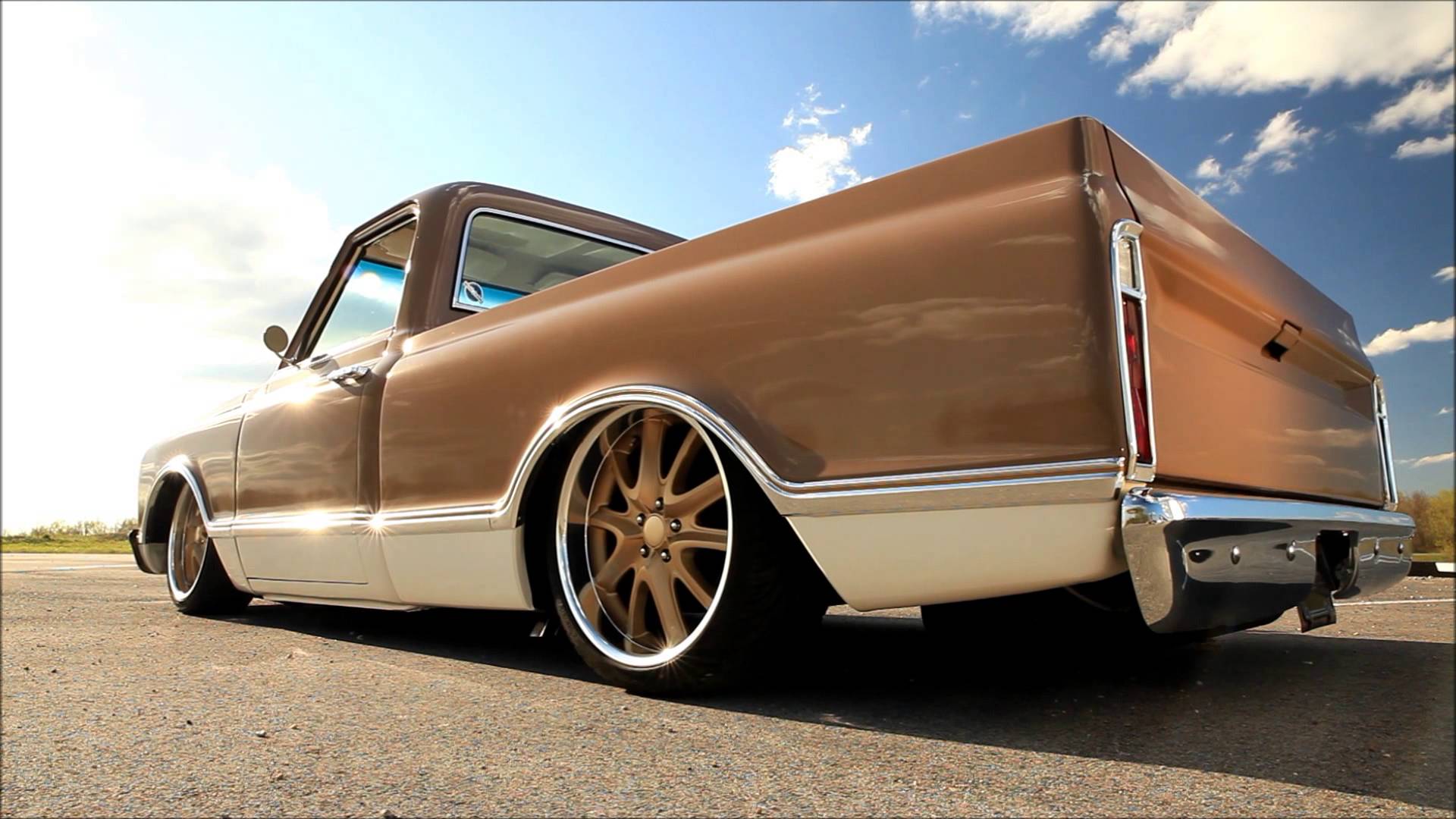 Bagged Truck Wallpaper - 1972 Custom Chevy Truck , HD Wallpaper & Backgrounds