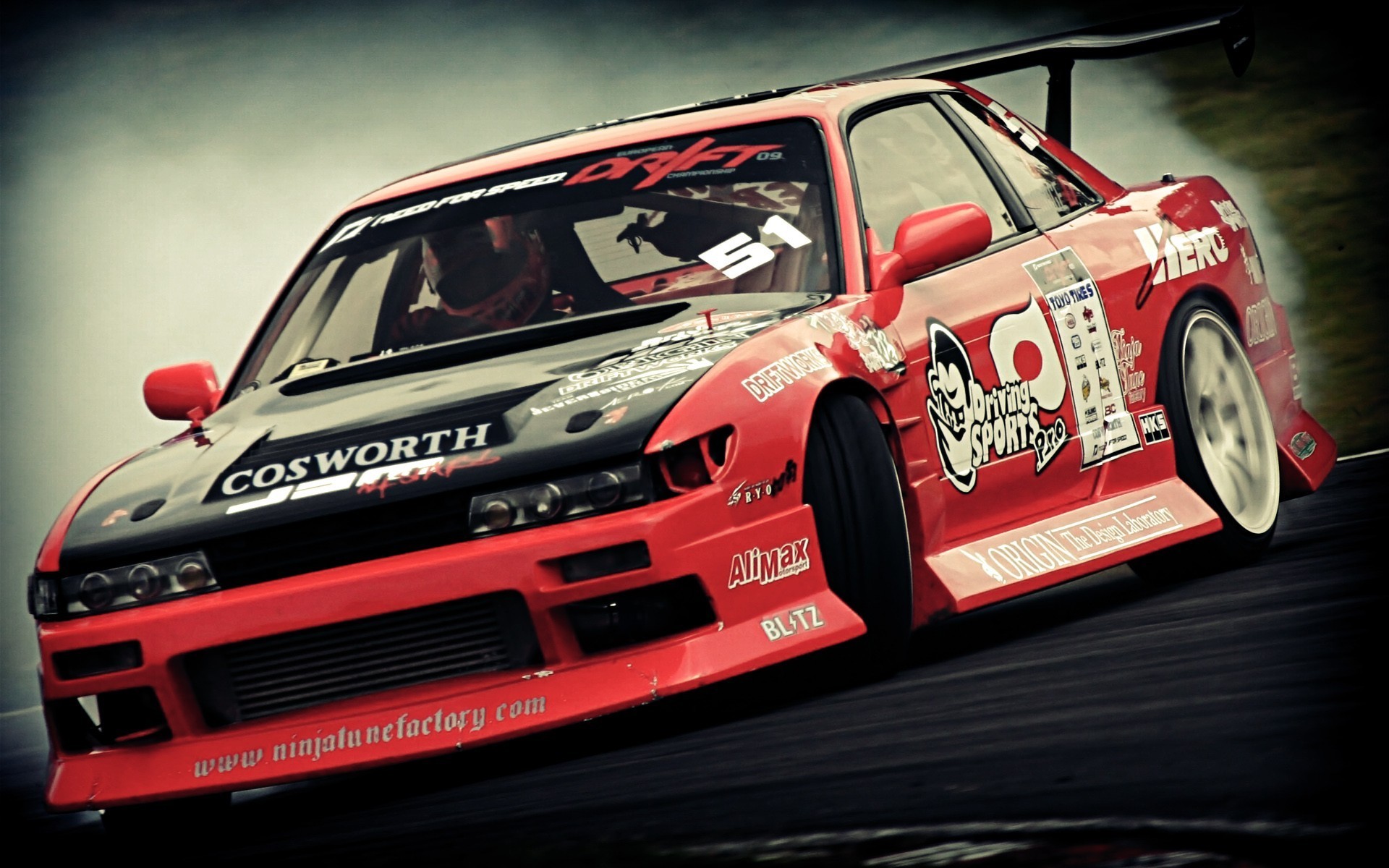 Nissan Silvia S13 Cars Drifting Wallpaper - Drift Silvia S13 , HD Wallpaper & Backgrounds