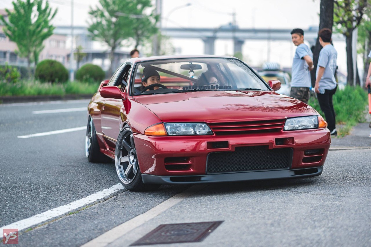 People Car Nissan Skyline R32 Stance Tuning Lowered - Nissan Skyline R32 Tuned , HD Wallpaper & Backgrounds