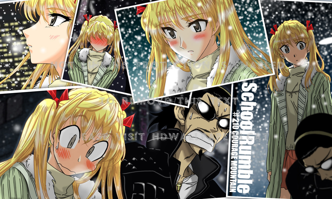 School Rumble Eri Anime - Harima Y Eri , HD Wallpaper & Backgrounds