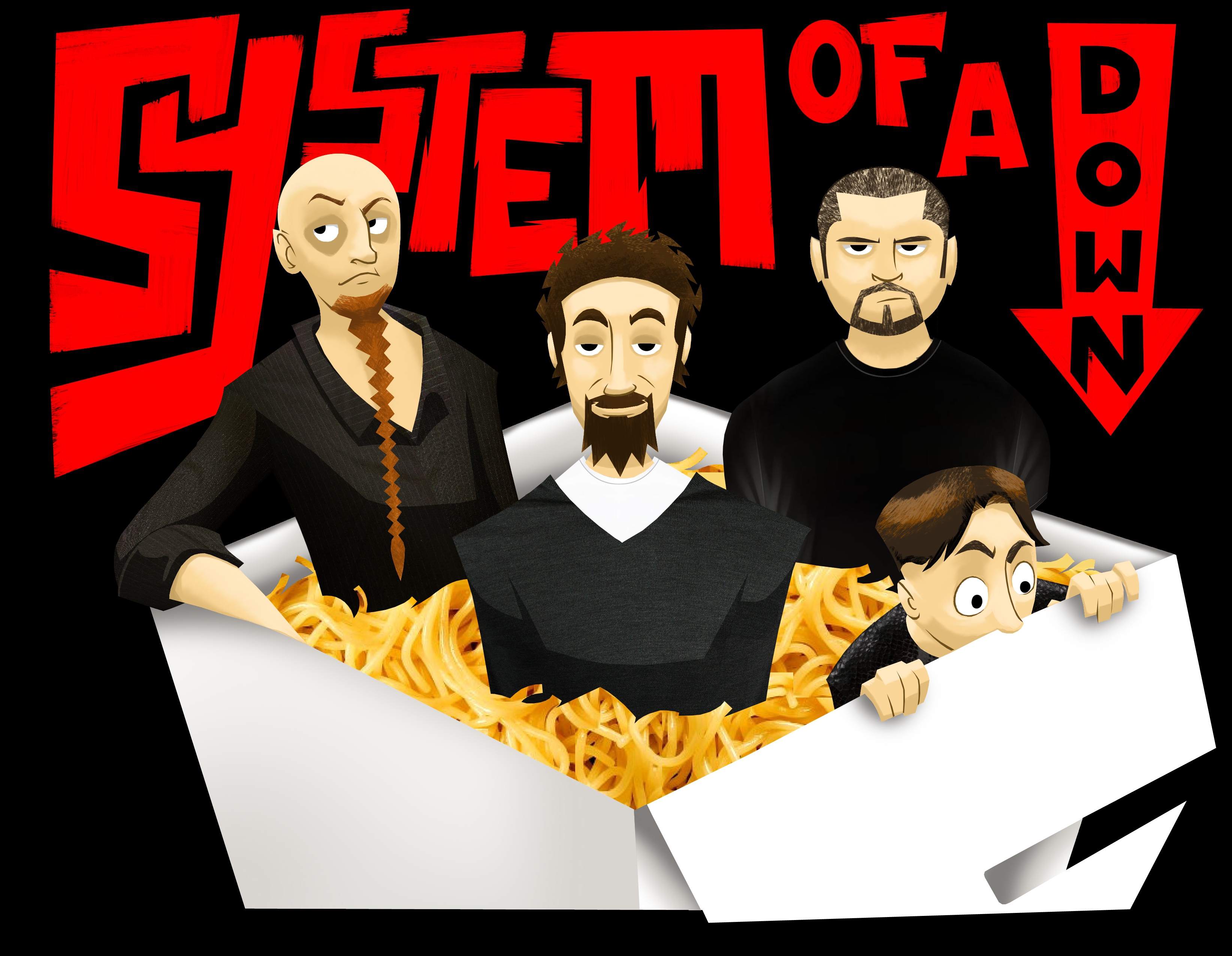 System Of A Down Illustration , HD Wallpaper & Backgrounds