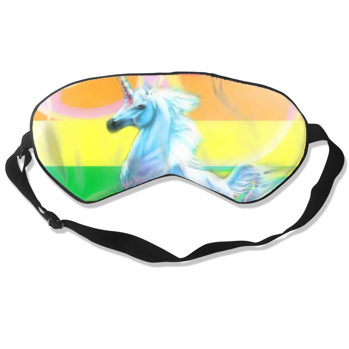 Sleep Mask Rainbow Wallpaper Unicorn Adjustable Sleep - Eye Masks , HD Wallpaper & Backgrounds