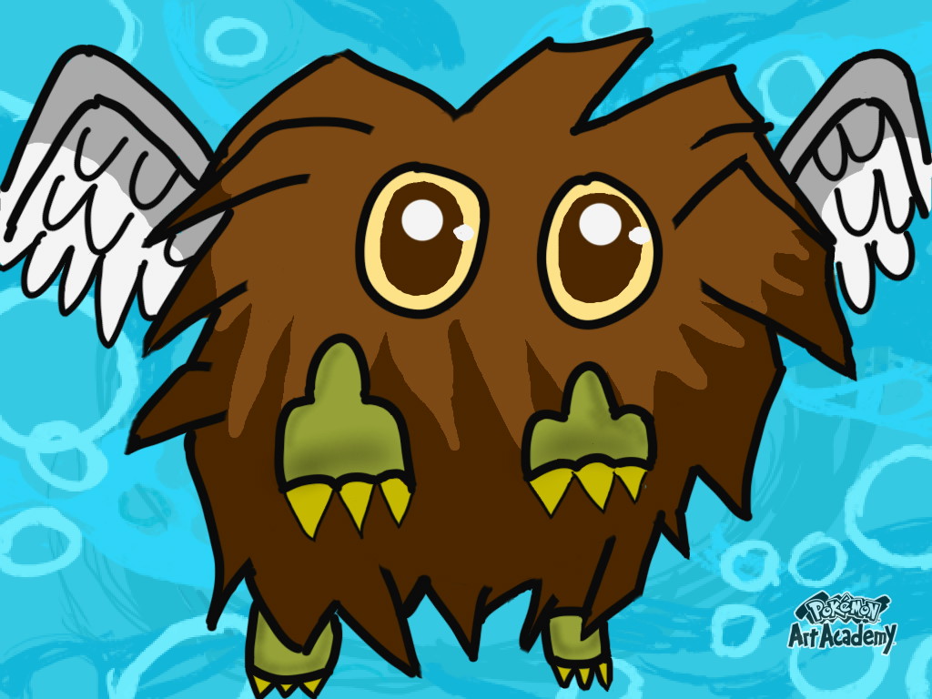 Winged Kuriboh On Pokemon Art Academy - Draw Pokemon Squirtle Face , HD Wallpaper & Backgrounds