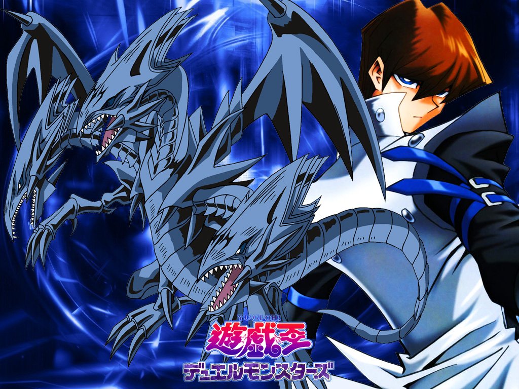 Seto Kaiba And Blue Eyes Ultimate Dragon - Blue Eyes White Dragon And Kaiba , HD Wallpaper & Backgrounds