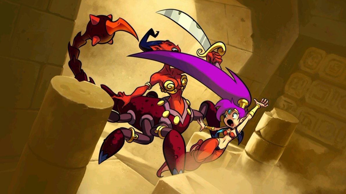The Wallpaper Is Granted After Getting 100% Completon - Shantae Pirate's Curse , HD Wallpaper & Backgrounds