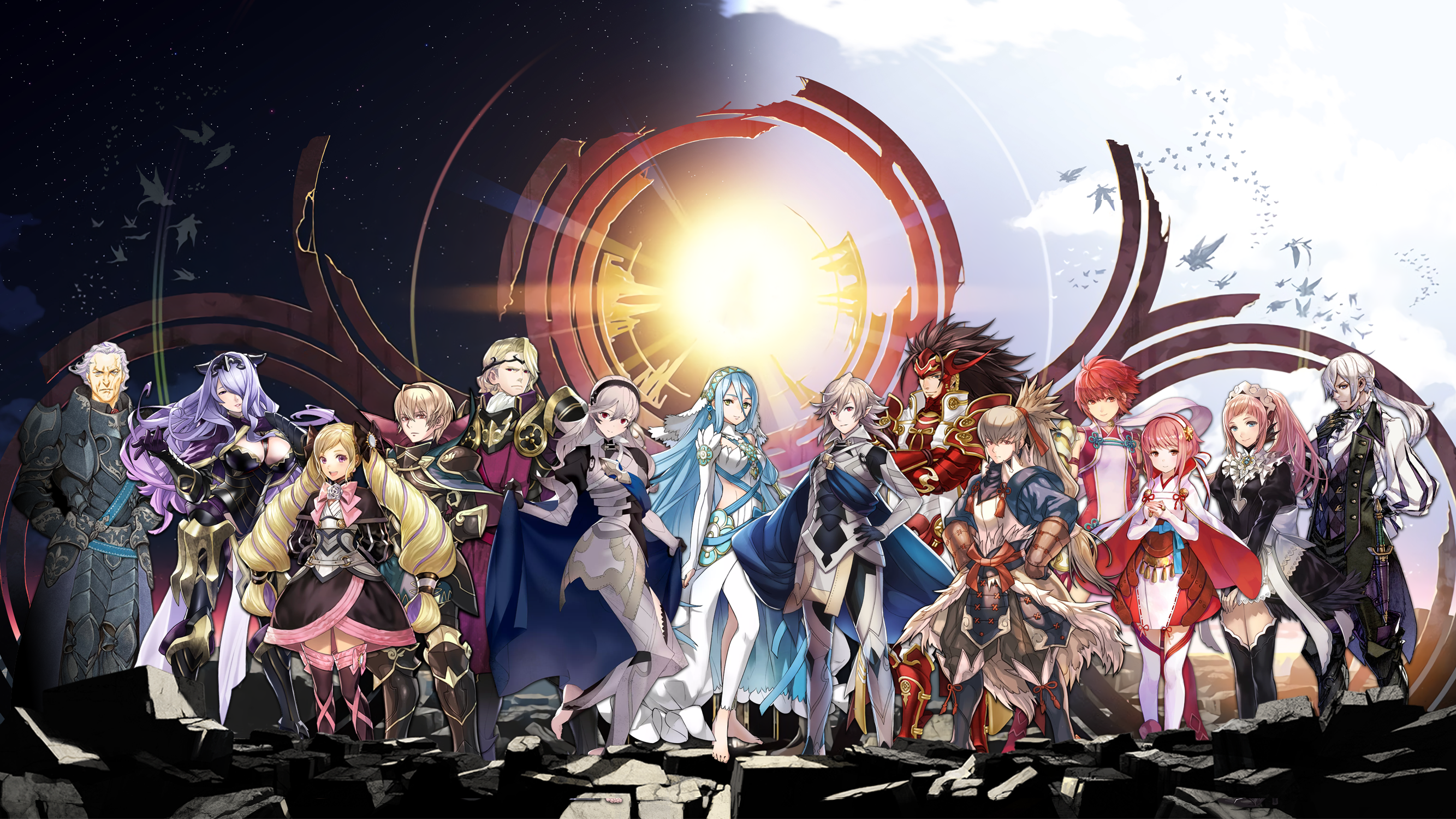 Fire Emblem Fates X Heroes - Fire Emblem Fates , HD Wallpaper & Backgrounds