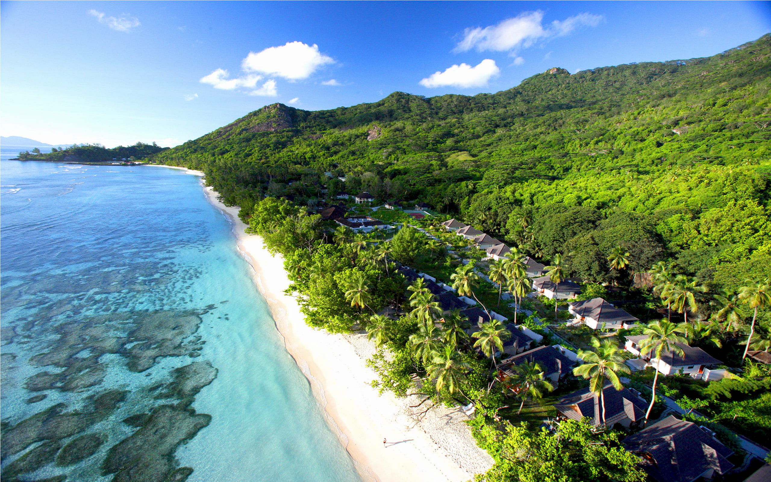 Exotic Island In The Indian Ocean Hilton Seychelles - Hotel Hilton Labriz Silhouette Island , HD Wallpaper & Backgrounds