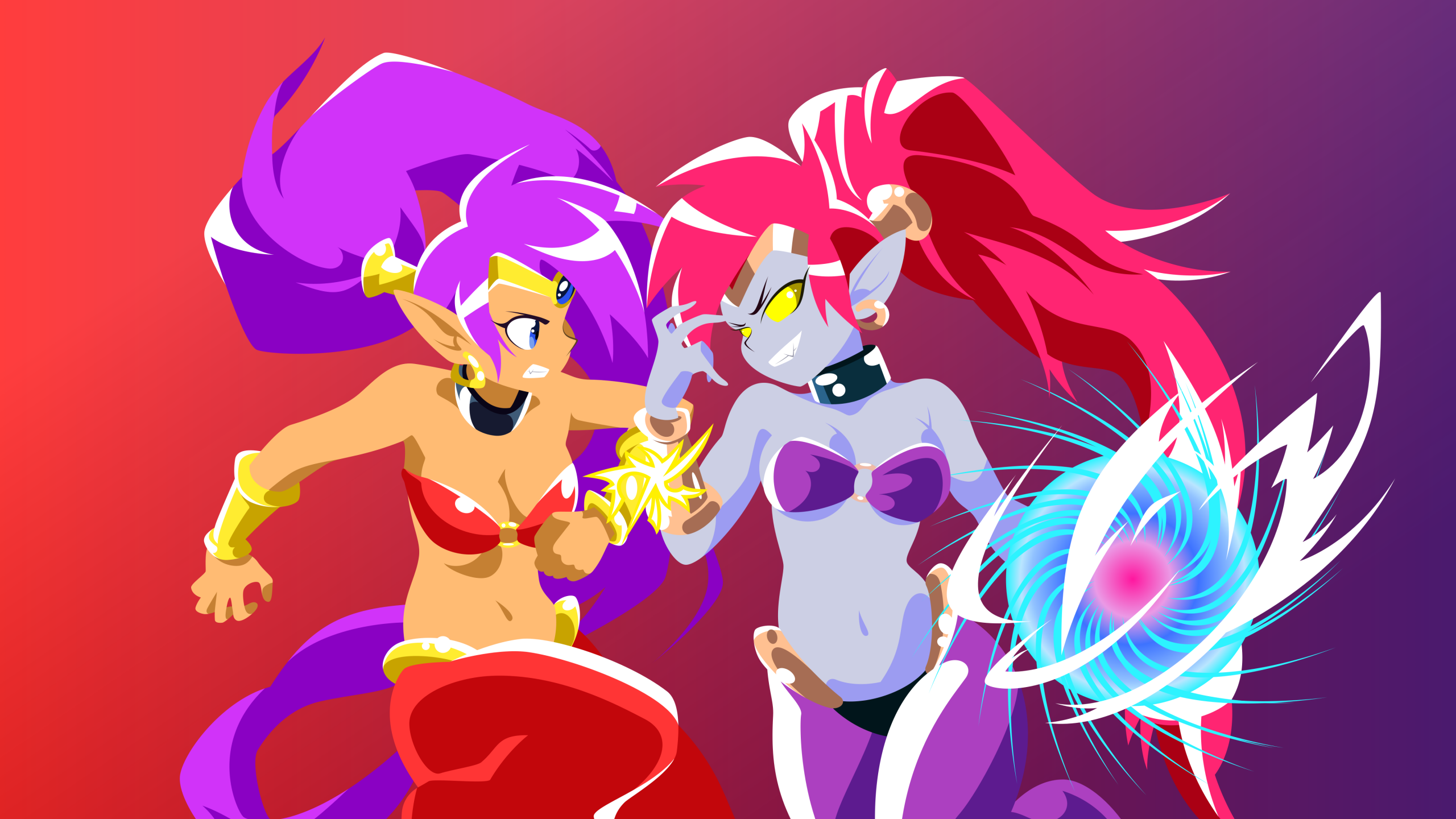 The Games We Play - Shantae Vs Nega Shantae , HD Wallpaper & Backgrounds