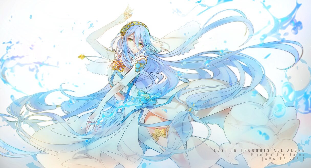 Azura Fire Emblem Fates Wallpaper Wp6003008 - Fire Emblem Fates Lost In Thoughts All Alone , HD Wallpaper & Backgrounds