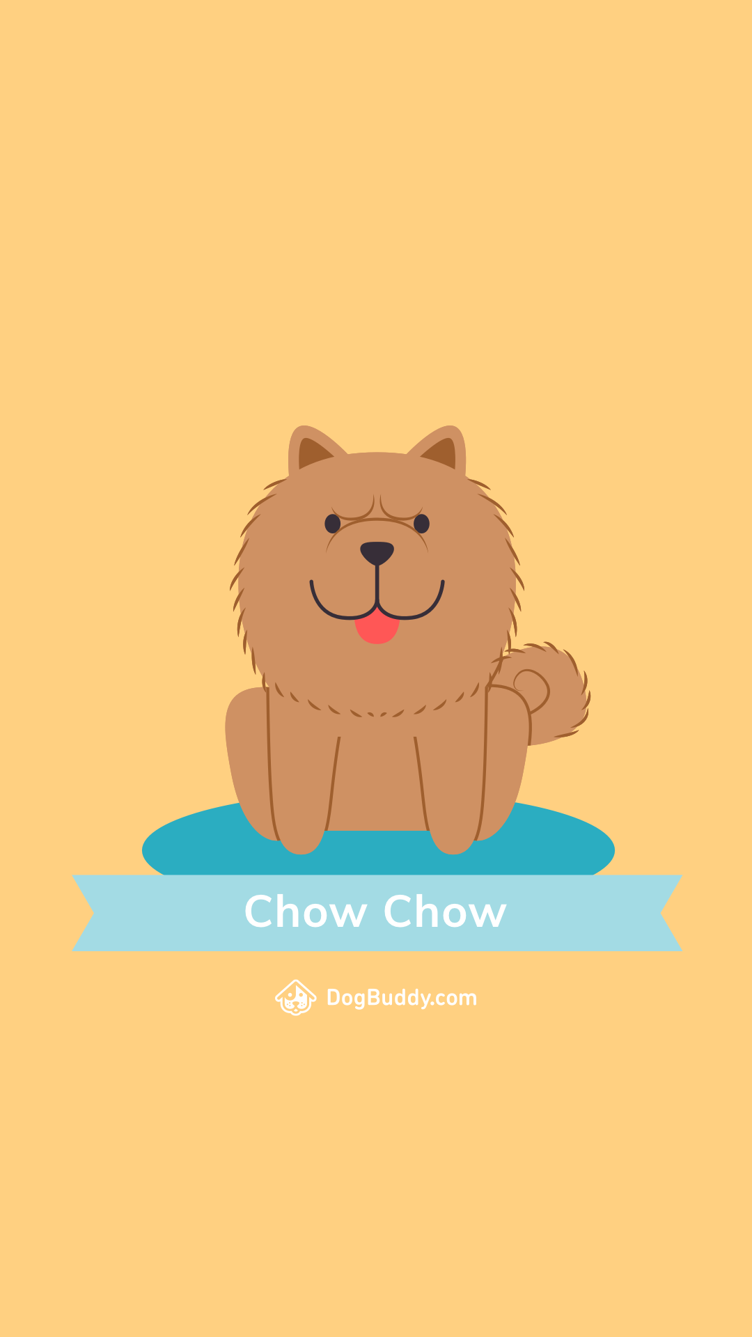 Chow Chow Mobile Woofpaper - Cartoon , HD Wallpaper & Backgrounds