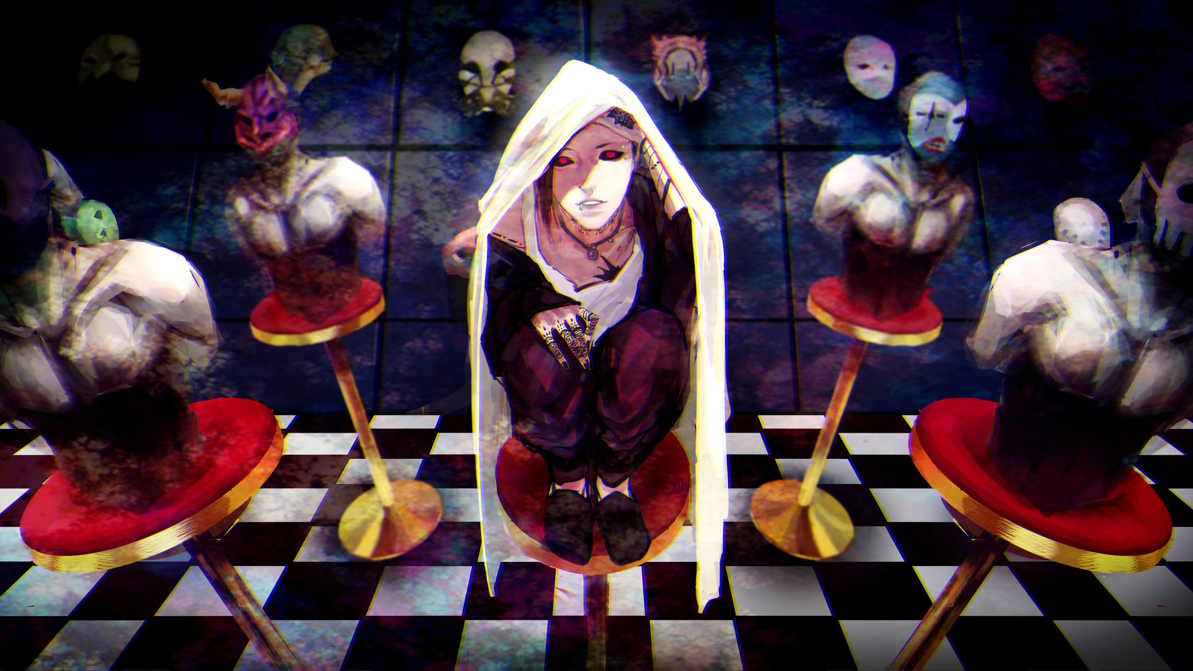Tokyo Ghoul 4k Ultra Hd Wallpaper - Anime De Tokyo Ghoul Uta , HD Wallpaper & Backgrounds