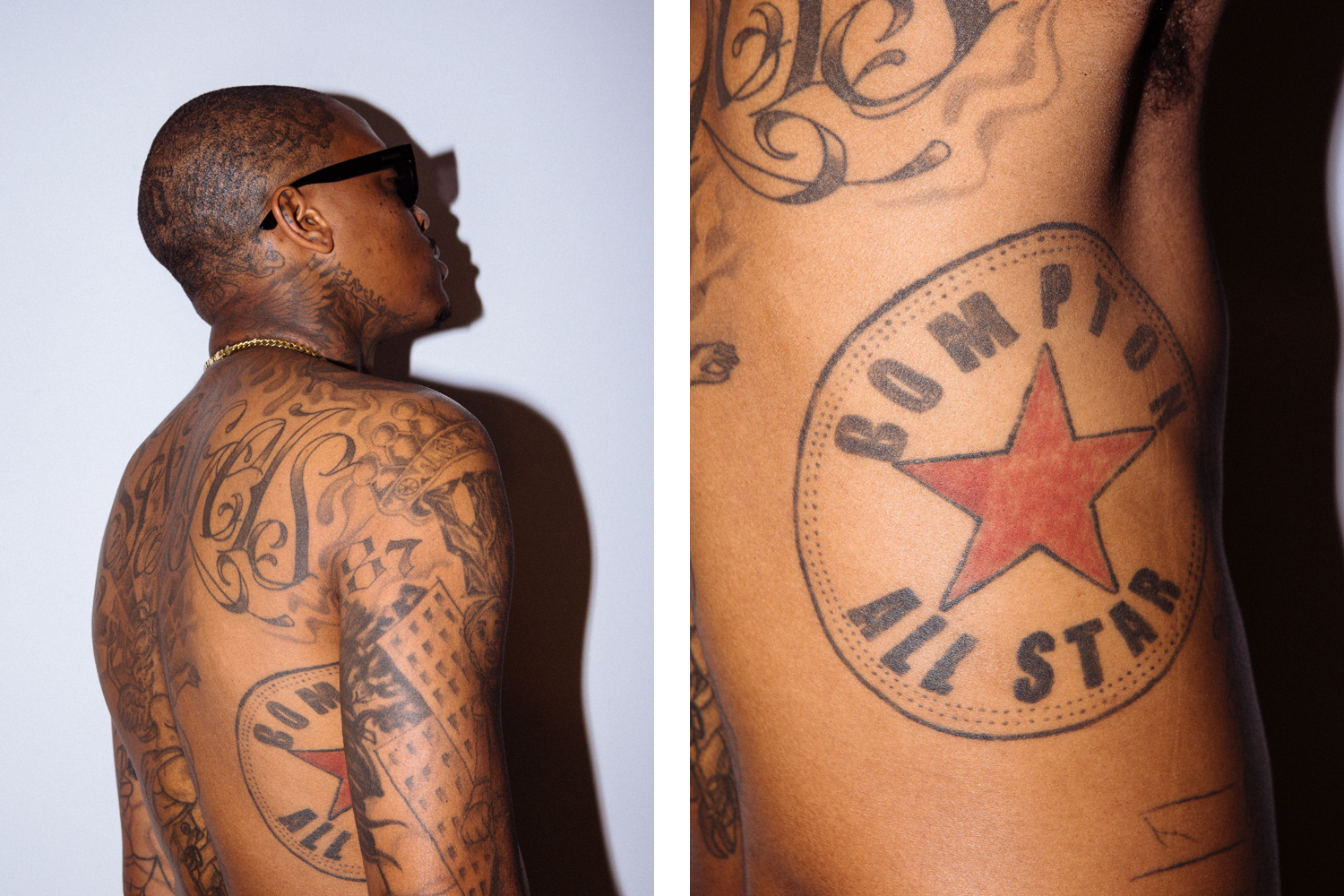 Ty Dolla Sign Tattoos - Back Yg Tattoos , HD Wallpaper & Backgrounds