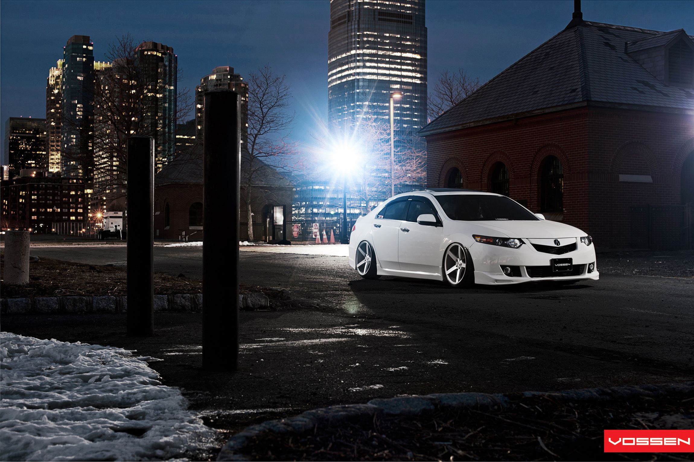 Lantern, White, Honda, Accord, Tuning, Chord, Acura, - Acura Tsx 18 Vossen , HD Wallpaper & Backgrounds